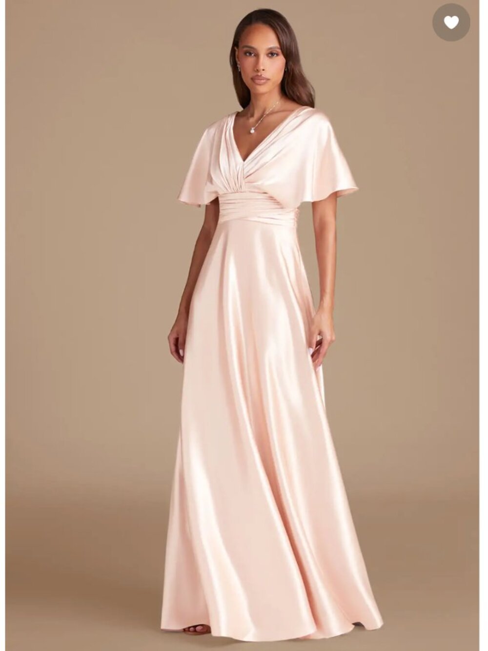 NWT - Azazie - Pamela - Rose Gold - Bridesmaid Dress